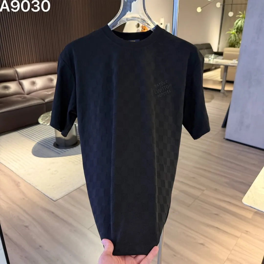 Plaid Design T‑Shirt