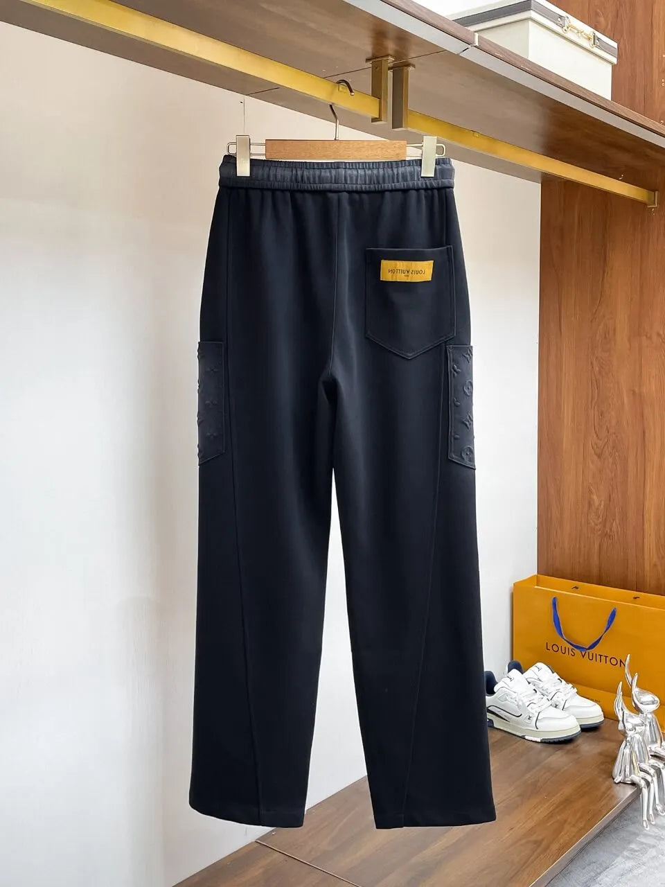 Embossed Monogram Cargo Pocket sweatpants