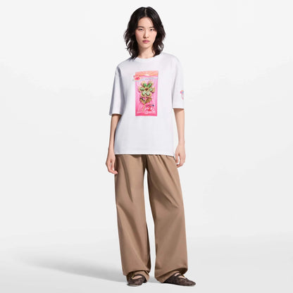 Floral Print T‑Shirt