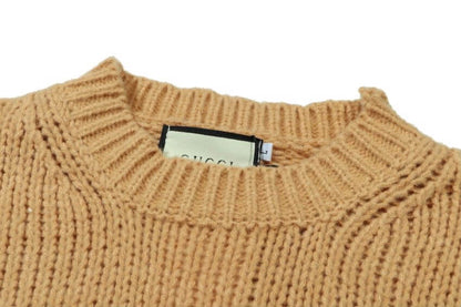 Letter Chunky Knit Sweater