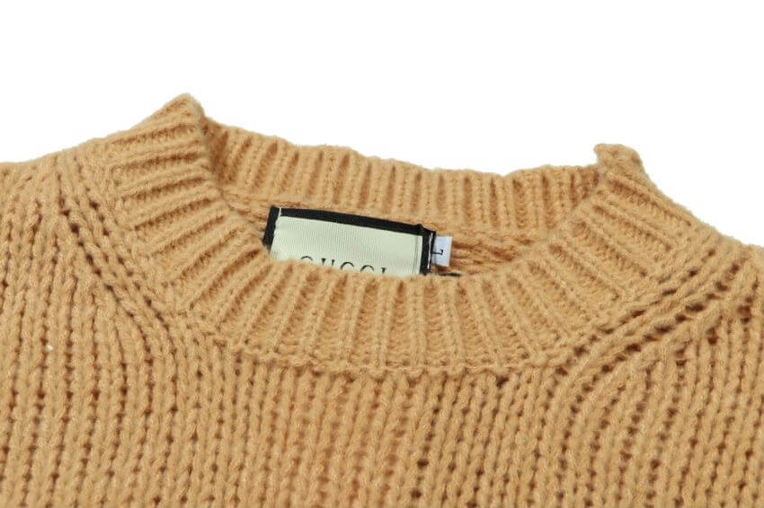Letter Chunky Knit Sweater
