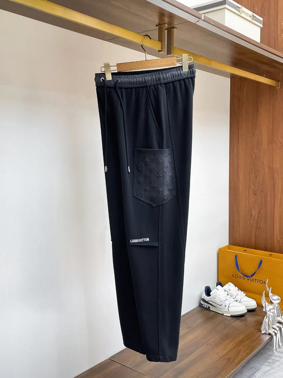 Embossed Monogram Cargo Pocket sweatpants