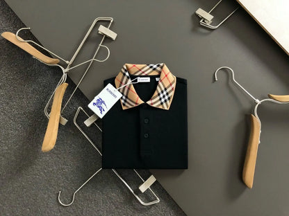 Plaid Collared Polo Shirt