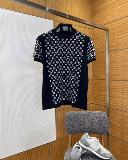 Knit All‑Over Print T‑Shirt