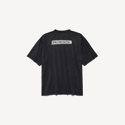 Tape Print T‑Shirt