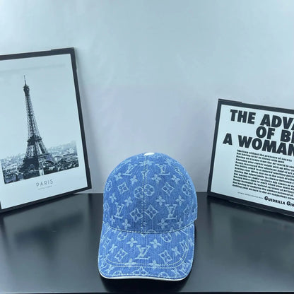 Denim Jacquard Webbing Baseball Cap