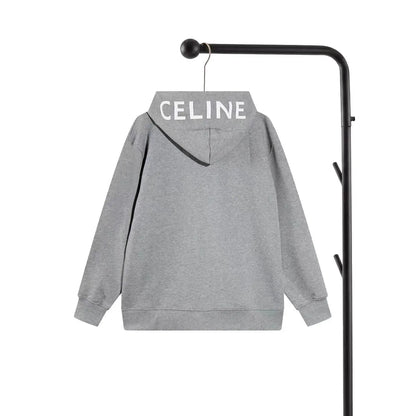 Letter Print Hooded Jacket