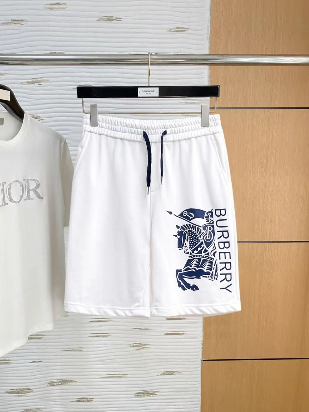 Knight Figure Graphic Printed Shorts