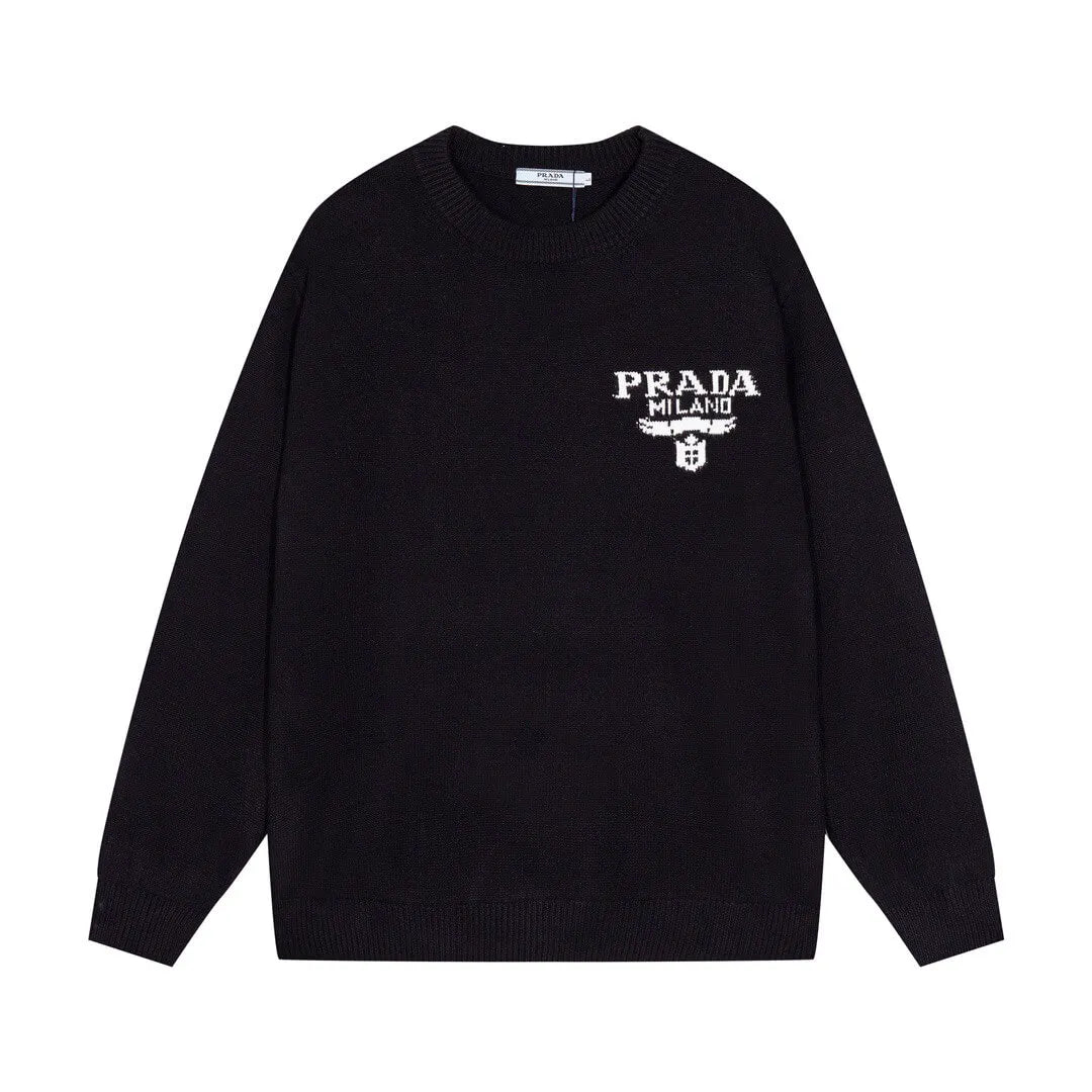Milano Badge Jacquard Knit Sweater