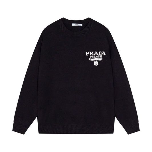 Milano Badge Jacquard Knit Sweater
