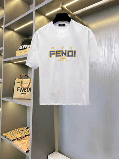 Letter Print Short‑Sleeve T‑Shirt