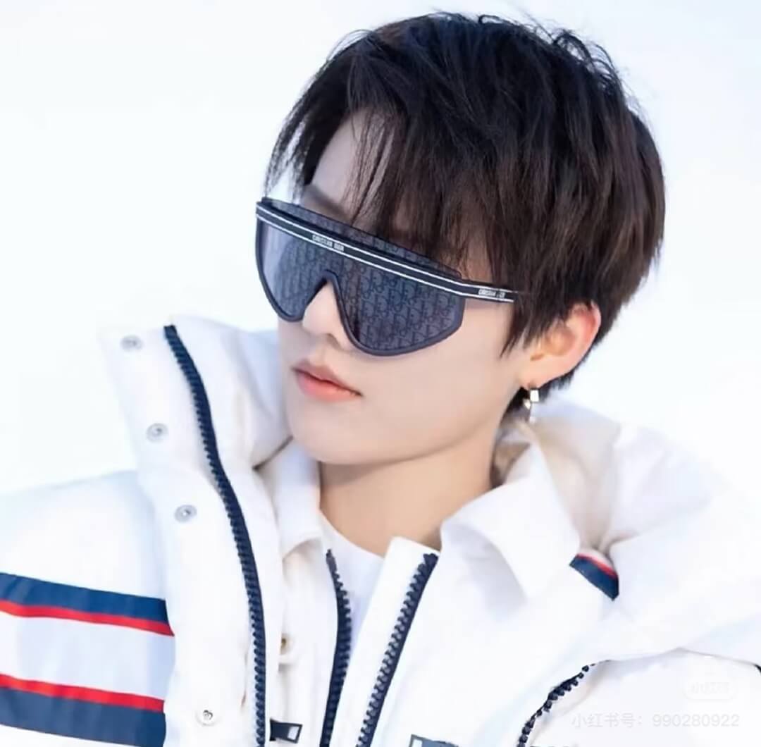 One-piece Aviator Shield Sunglasses