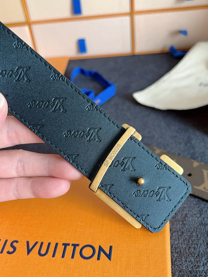 New Style Retro-Pattern Calfskin Leather Belt
