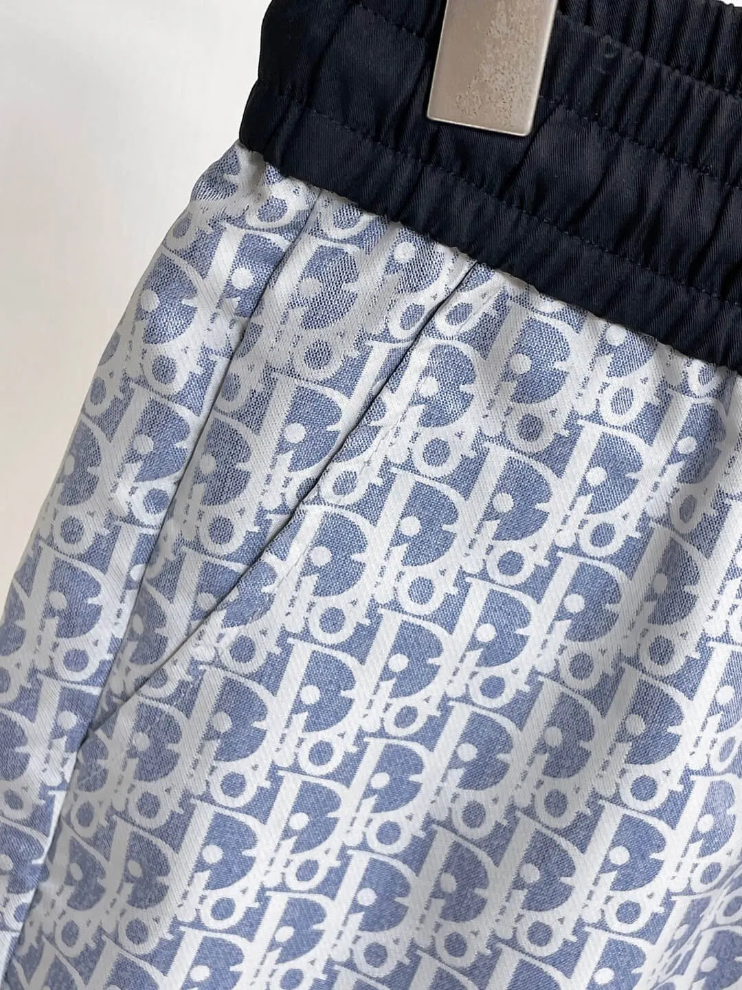 Label Badge Monogram Printed Shorts