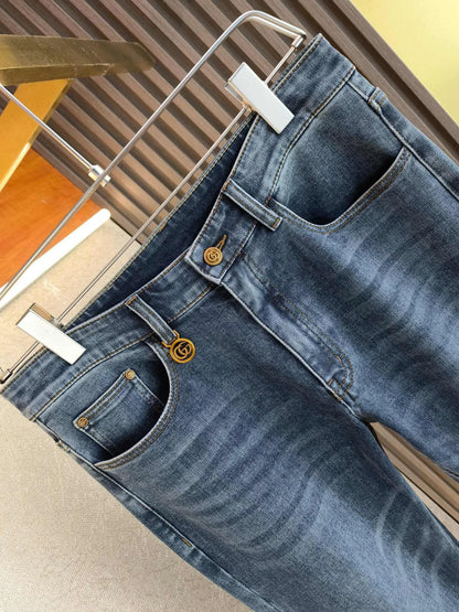 Classic Double G Denim Pants
