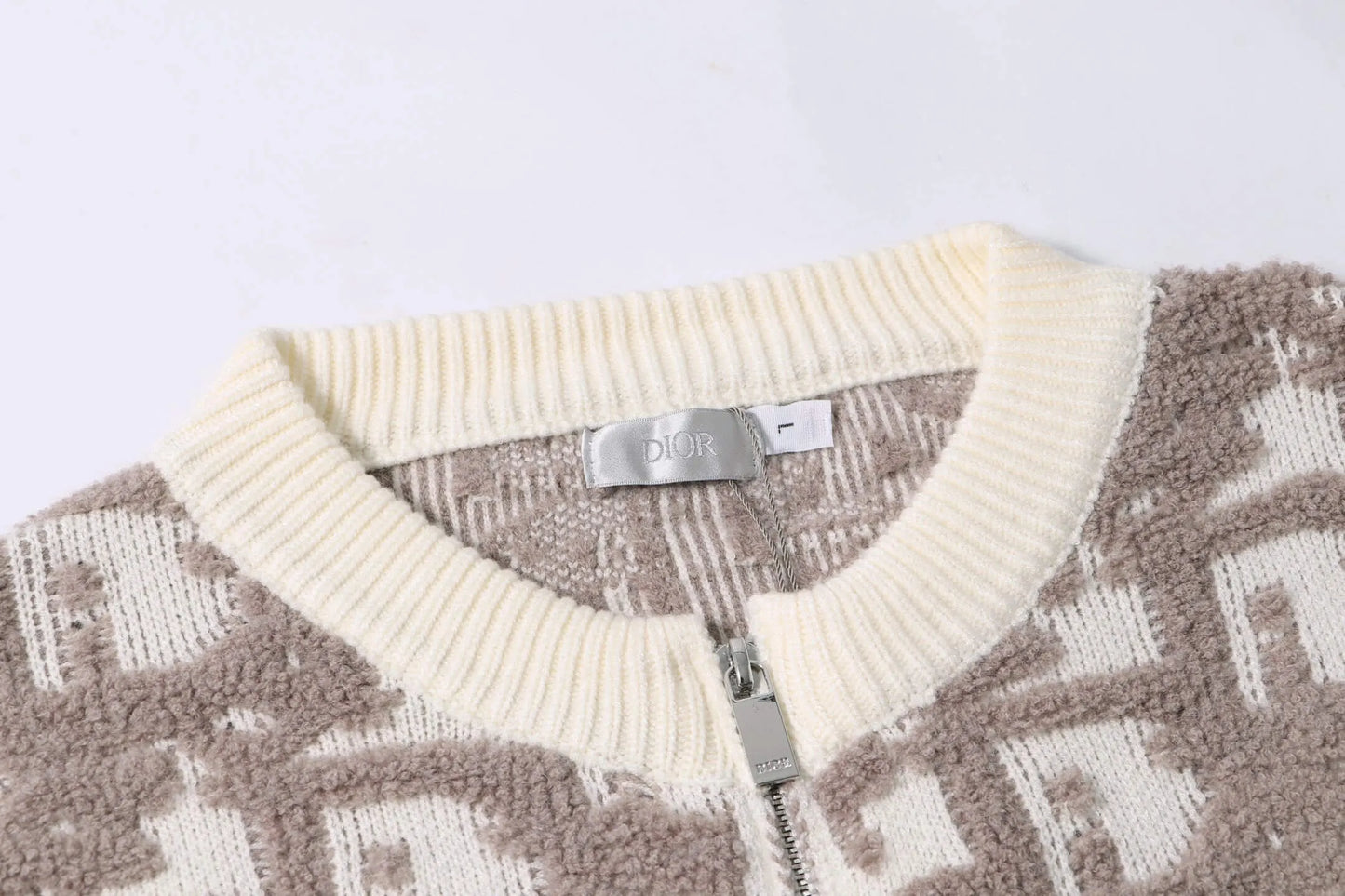 All‑Over Zip Sweater Cardigan