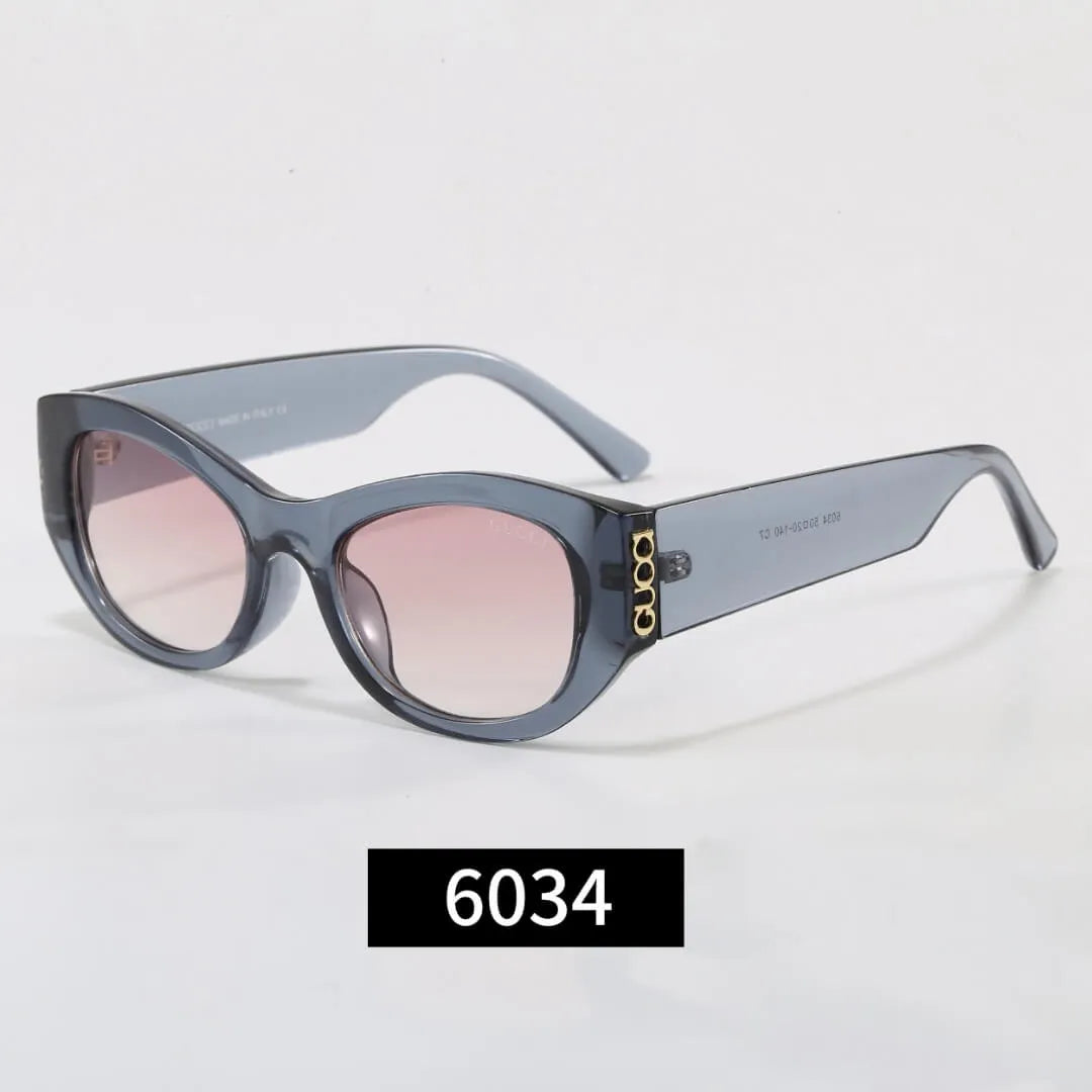 Cat-Eye Letter Sunglasses