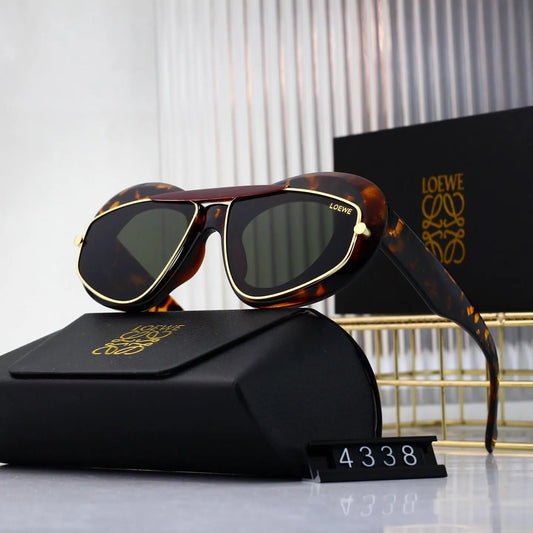 Double Bridge Aviator Sunglasses