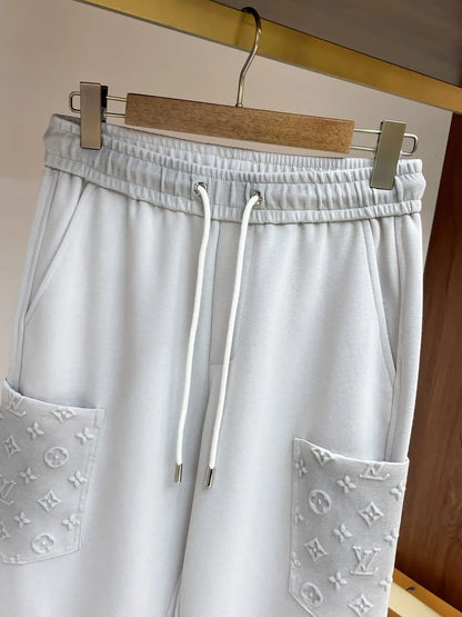 Embossed Monogram Cargo Pocket sweatpants