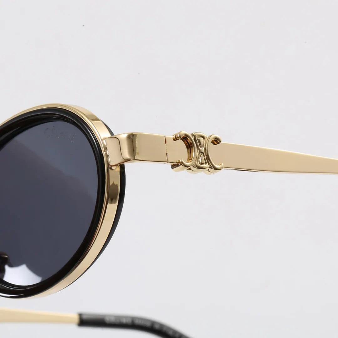 Round Metal Frame Triomphe Sunglasses