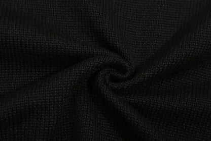 Chest Black Crewneck Sweater