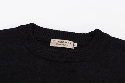 Front Letter Black Sweater