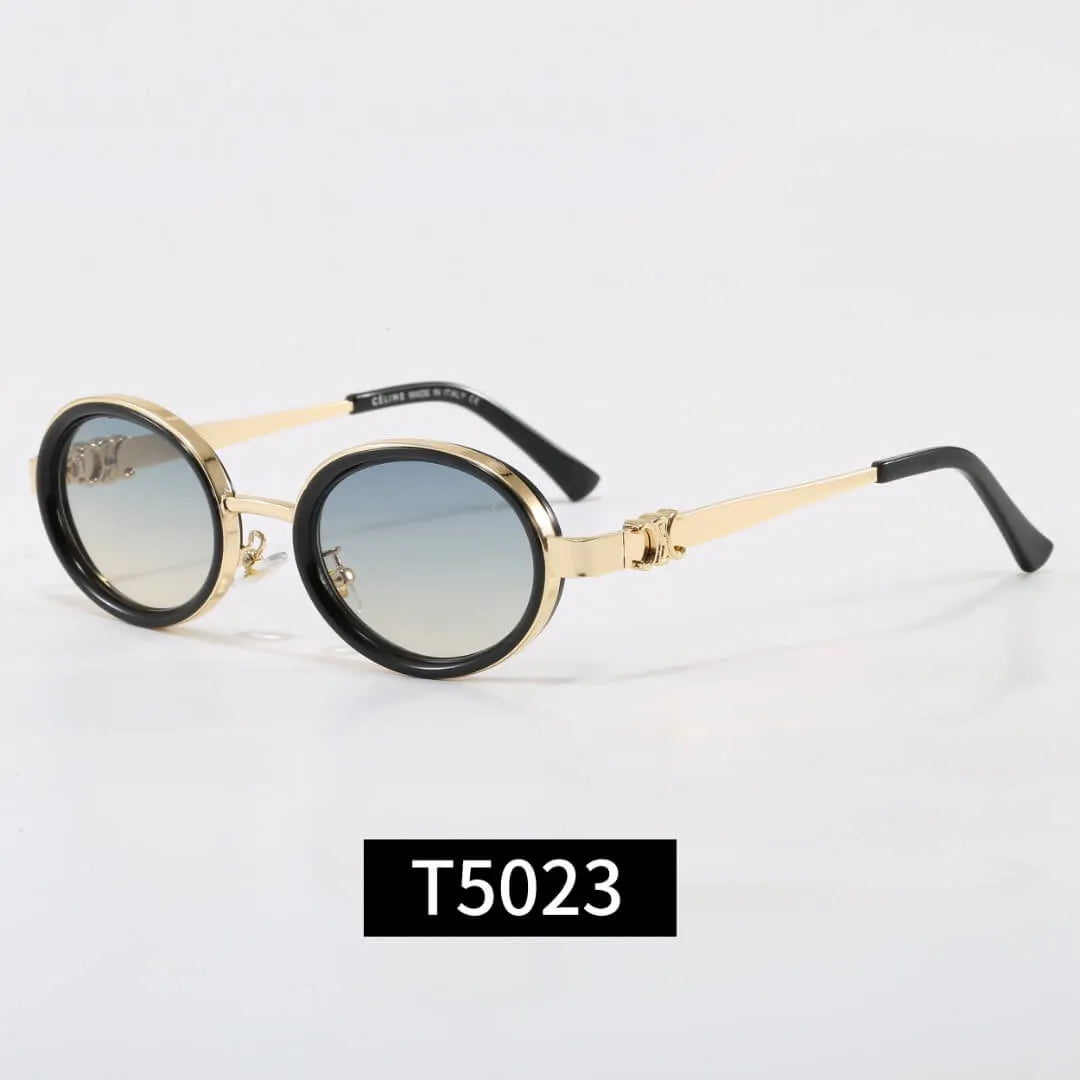 Round Metal Frame Triomphe Sunglasses