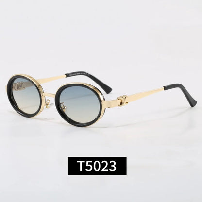 Round Metal Frame Triomphe Sunglasses
