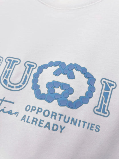 Art Letter Print Casual T-Shirt