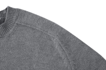 Solid Crew Neck Sweater