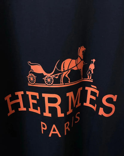 Orange Pattern Print T-Shirt