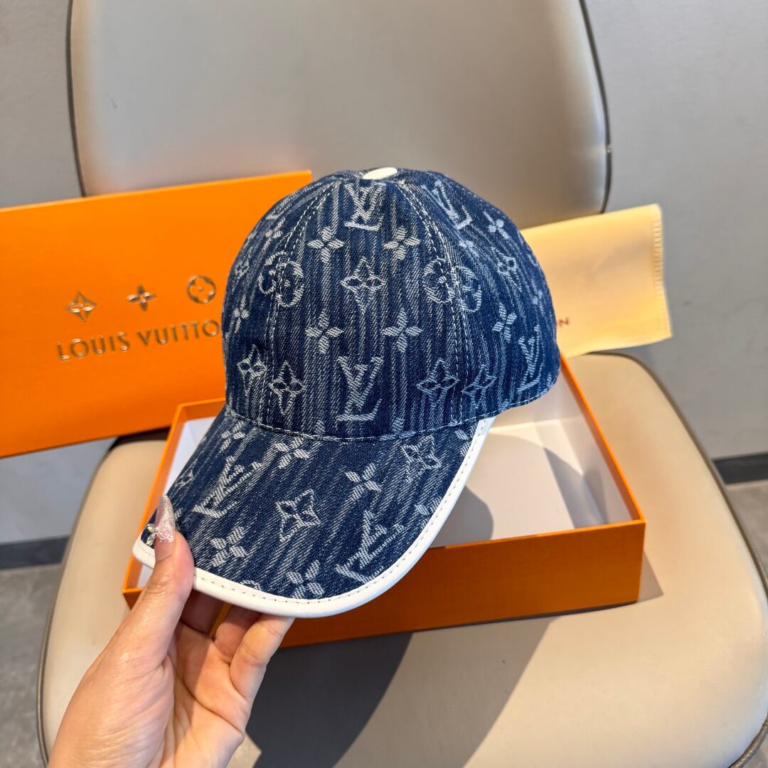 Denim Jacquard Hat