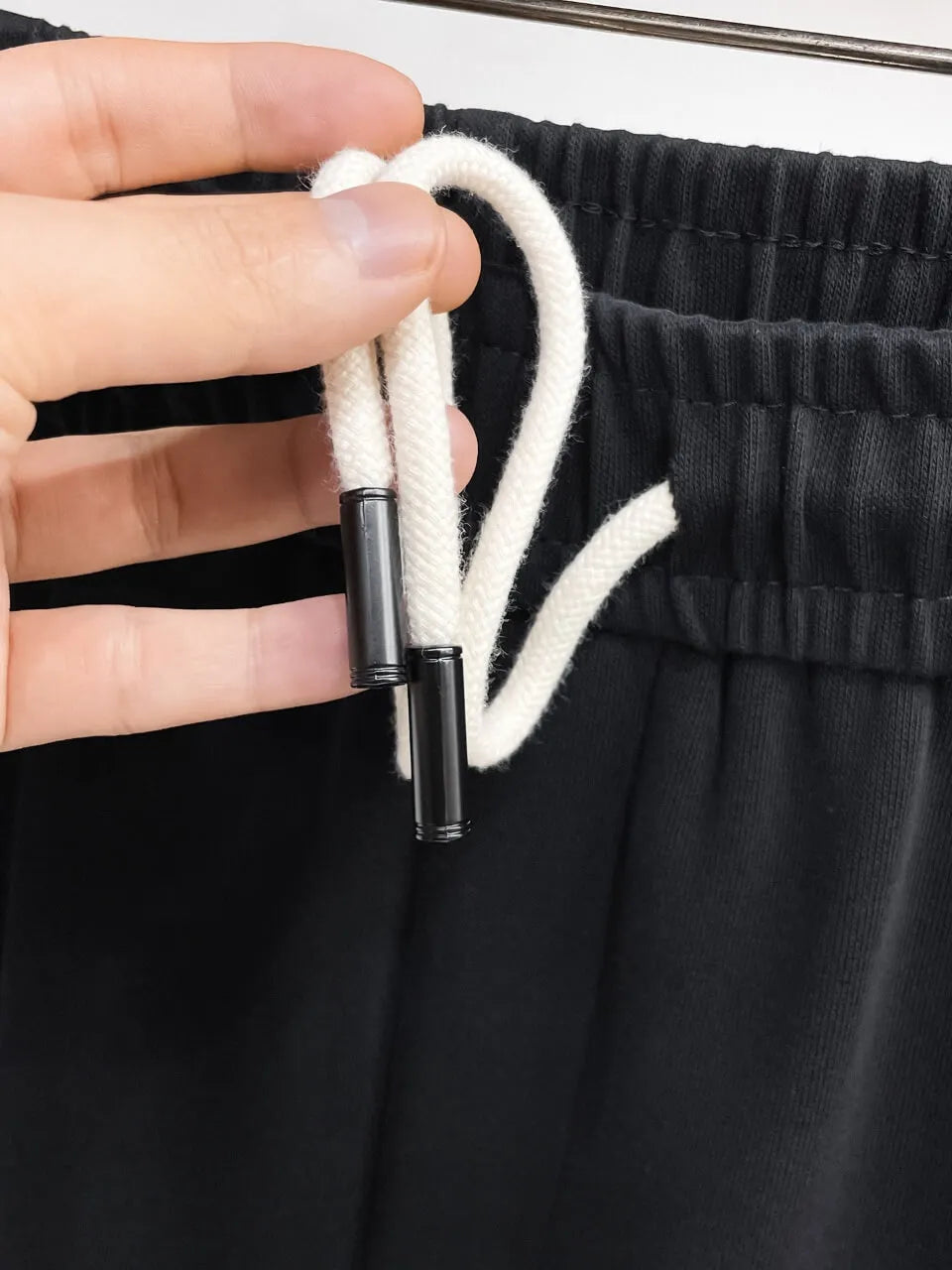 Denim Monogram Side Panel Spliced sweatpants
