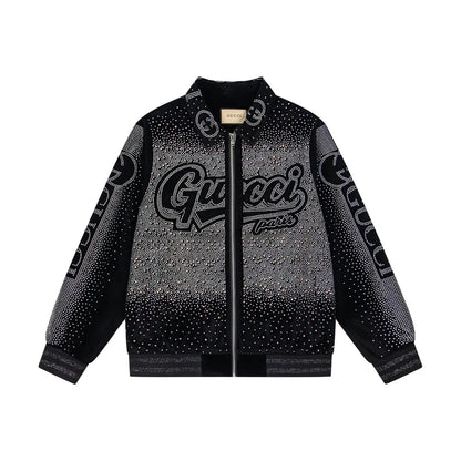 Double G Rhinestone Jacket