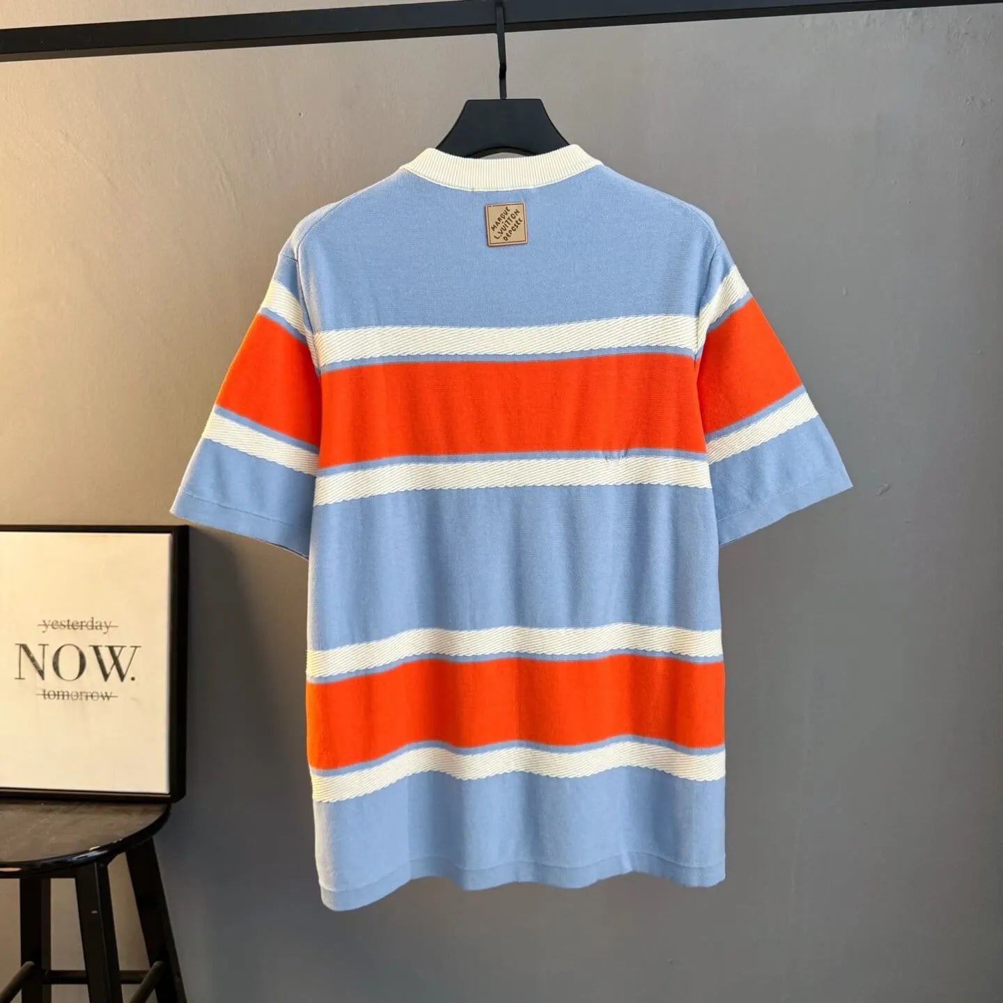 Crew Neck Striped T‑Shirt
