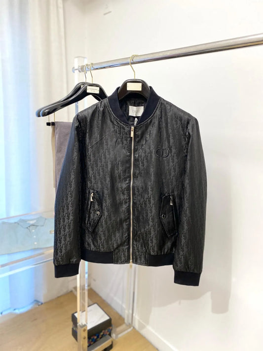 Subtle All‑Over Print Jacket