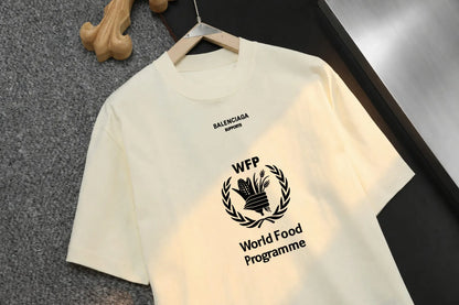 Laurel Badge Letter Short‑Sleeve T-shirt