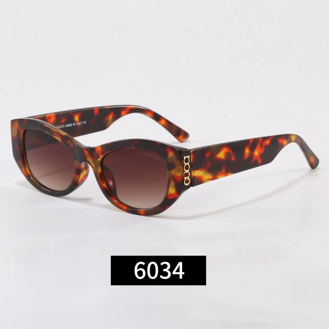 Cat-Eye Letter Sunglasses