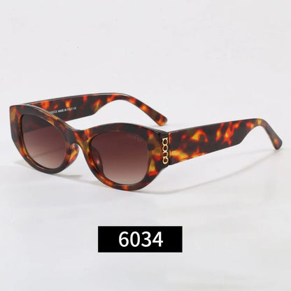 Cat-Eye Letter Sunglasses