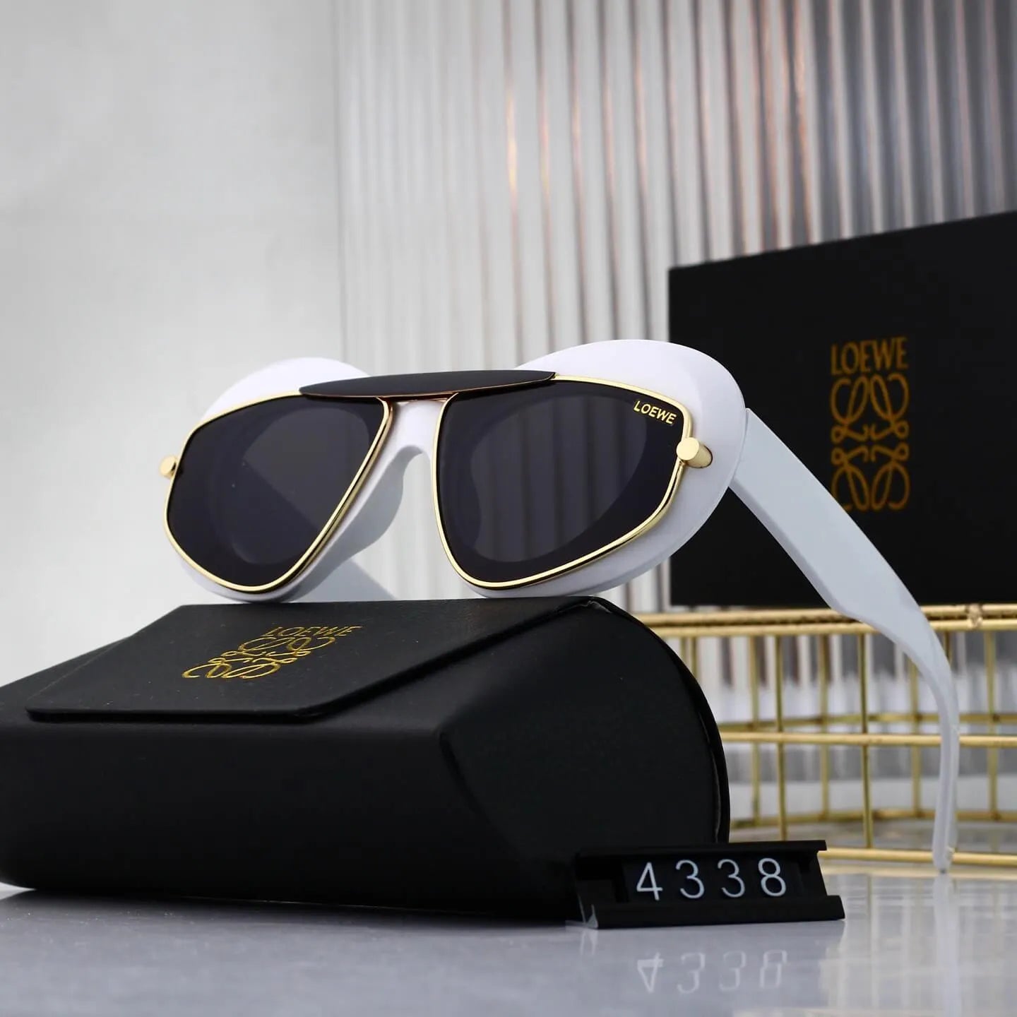 Double Bridge Aviator Sunglasses