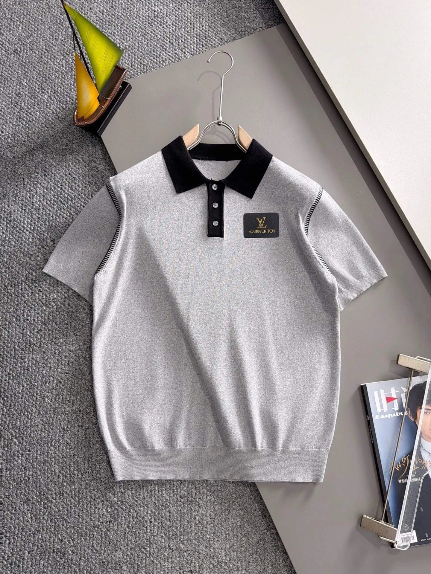Vintage Classic Collared Polo Shirt