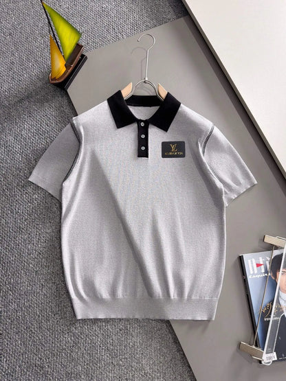 Vintage Classic Collared Polo Shirt