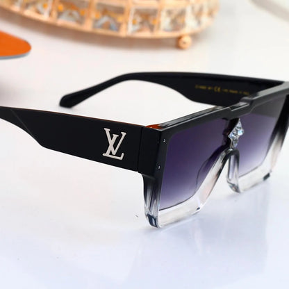 Fashion Rhinestone Decor Square Sunglasses