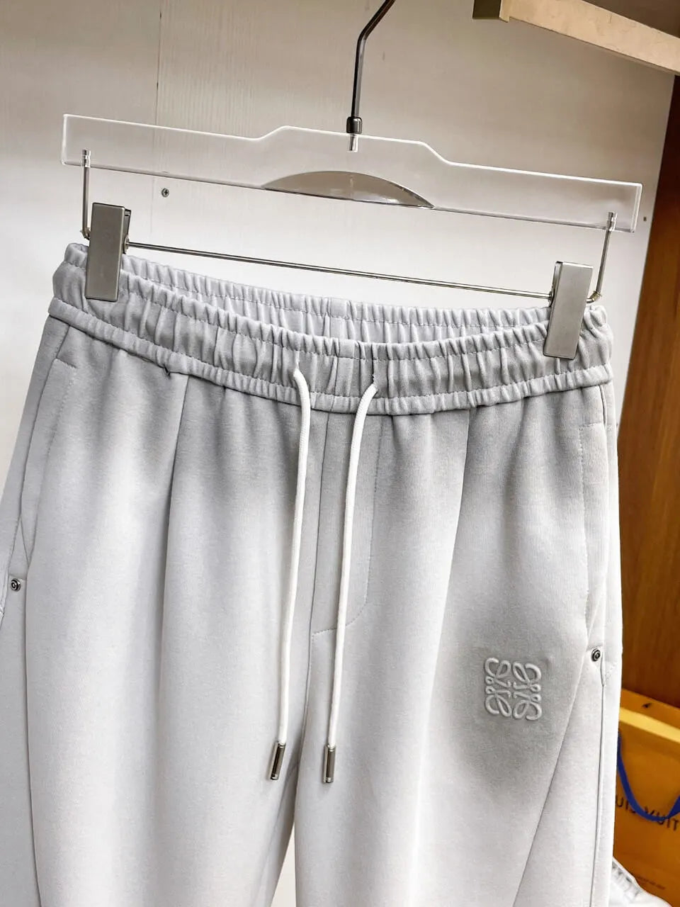 Dual‑Embossed  Relaxed Fit Pants