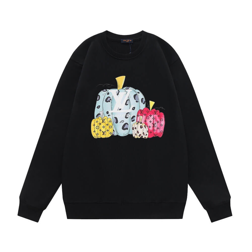 Pumpkin Element Printing Sweatshirt