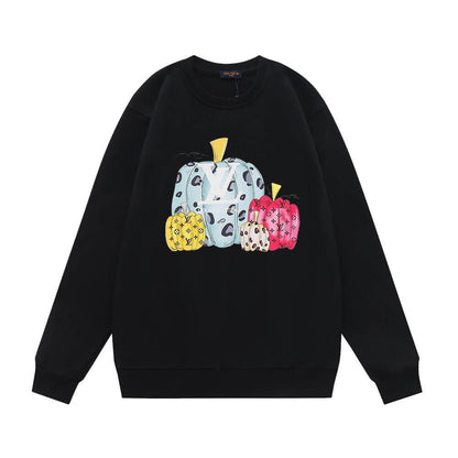 Pumpkin Element Printing Sweatshirt