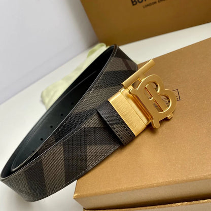 Classic And Minimalist Plaid Belt