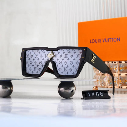 Fashion Rhinestone Decor Square Sunglasses