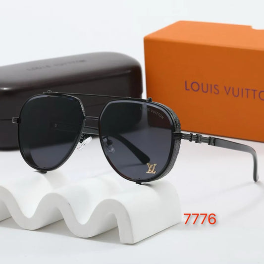 Thick Frame Aviator Sunglasses