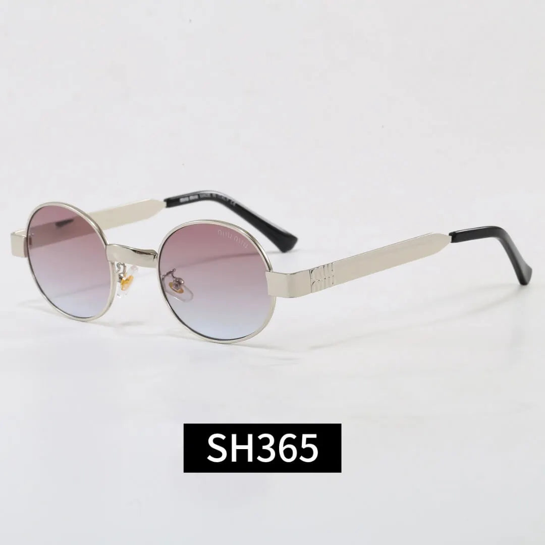 Vintage Thin Metal Round Sunglasses
